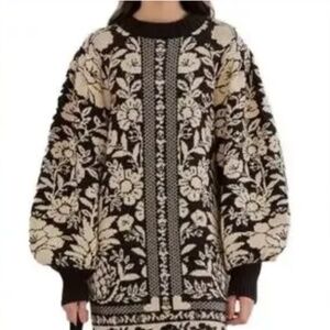 FARM Rio | Pineapple Garden mini sweater dress size large